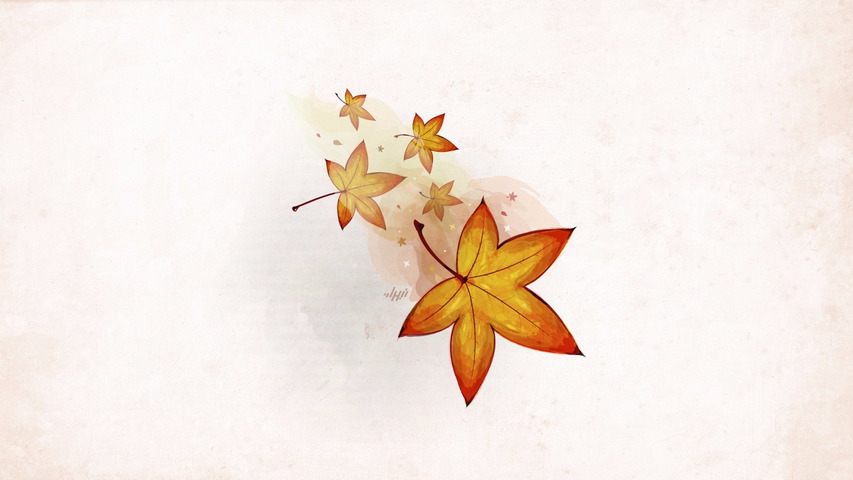 Autumn Leaves vector Painting