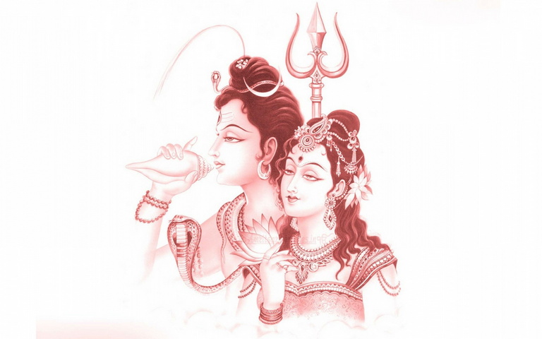 Lord Shiva And Parvati Wallpaper - Download to your mobile from PHONEKY