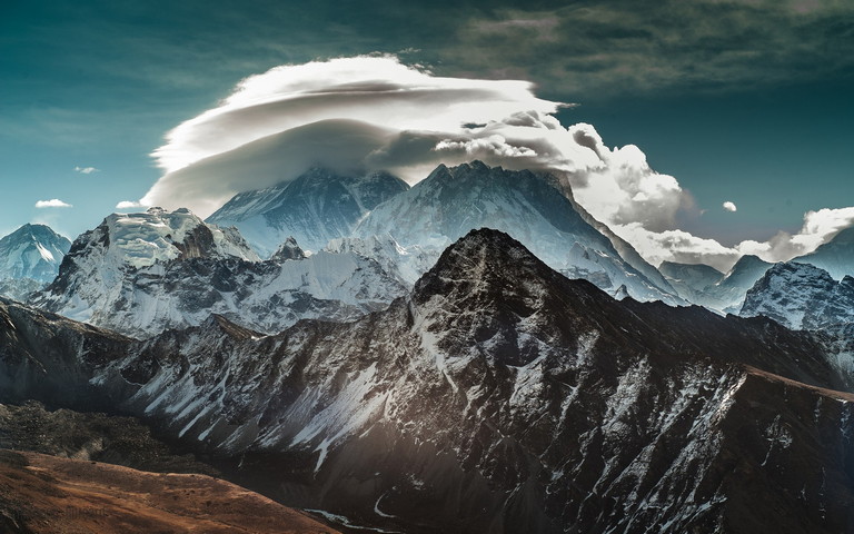 Mount Background Painting Wallpaper - Download to your mobile from PHONEKY