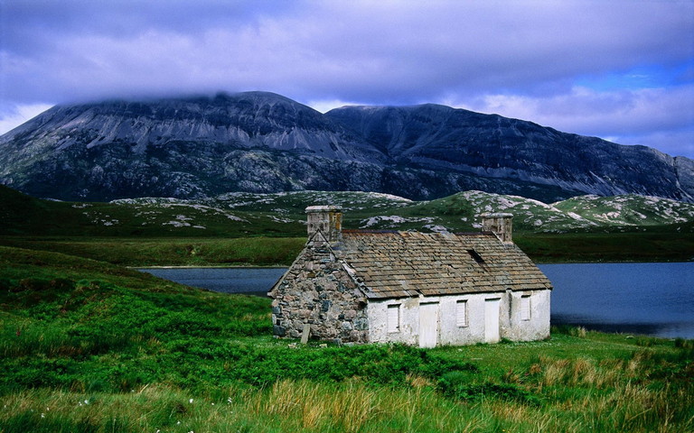 Maison En Ecosse Highlands Fond D Ecran Telecharger Sur Votre Mobile Depuis Phoneky
