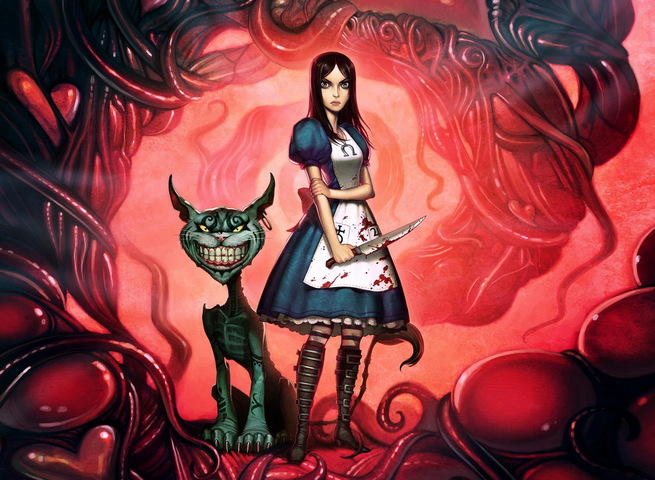 Alice & Cheshire Cat Wallpaper - Download to your mobile from PHONEKY