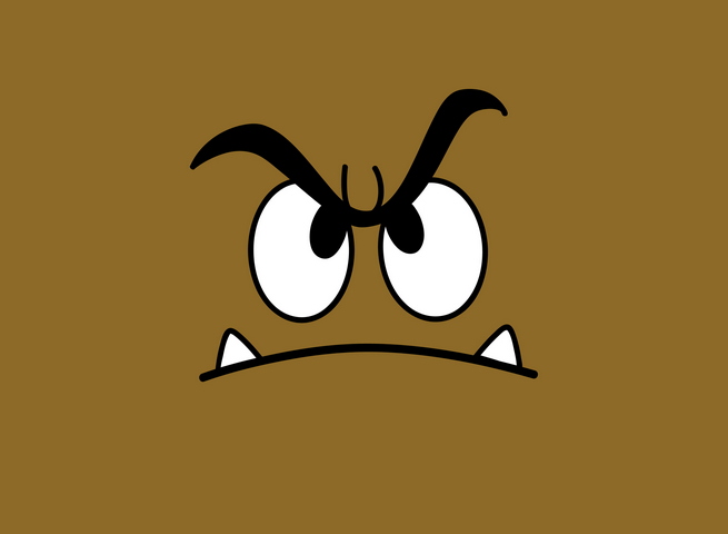 Simple Angry Face