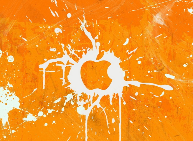 Apple Splatter Paint