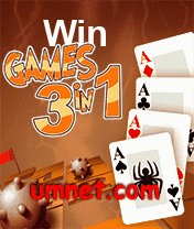 WinGames 3 in 1 - Minesweeper, Cell & Spider Solitaire