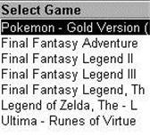Pokemon Final Fantasy Zelda Ultima (MeBoy)