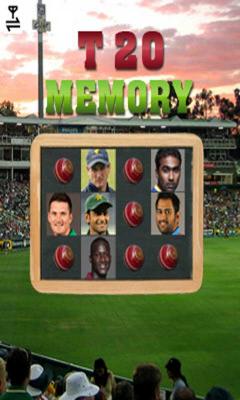 Cricketers T20 Memory