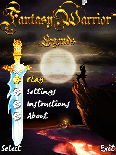 Fantasy Warrior: Legends Java Game - Download on PHONEKY