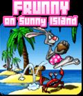 Frunny auf der sonnigen Insel