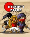 Kyushus-Teufel, die mit Dämonen kämpfen