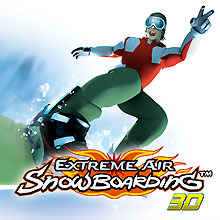 Snowboarding extremo do ar 3D