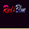 vermelho azul