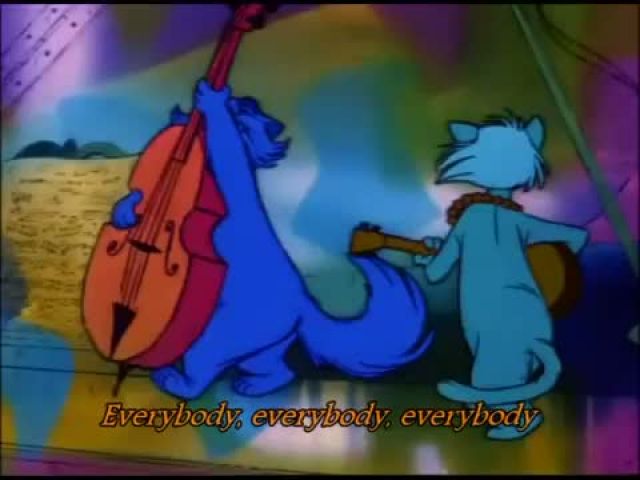 The Aristocats - Everybody wants to be a cat (movie ending)
