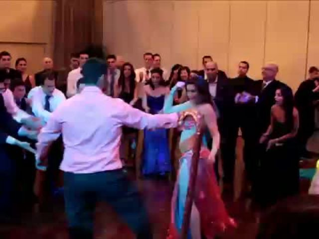 Belly Dance Show at a Wedding - Drum Solo Performance