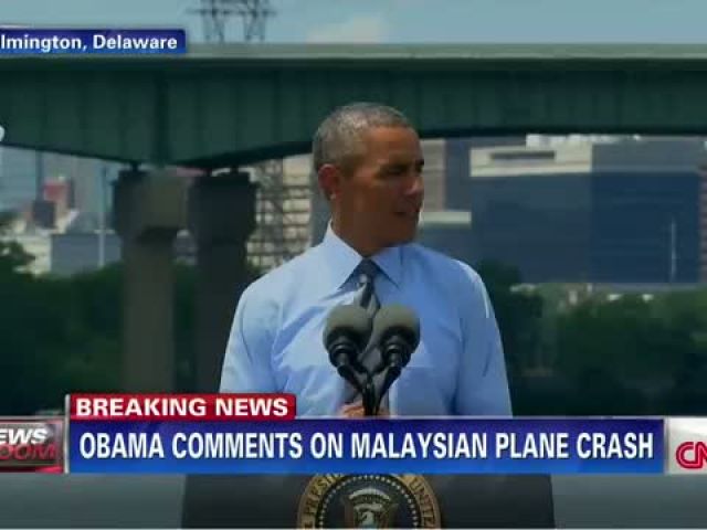 Obama comments on MH17 crash in Ukraine