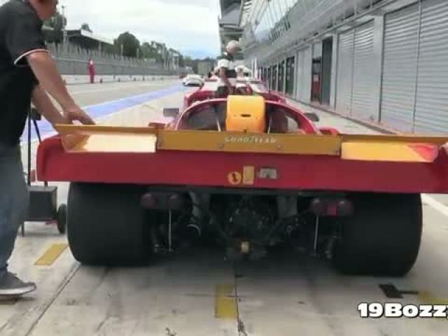 Ferrari 512 M V12 Engine Roar - Start Up Accelerations Fl