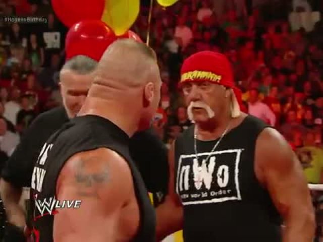 Brock Lesnar Crashes Hulk Hogan's Birthday Celebration