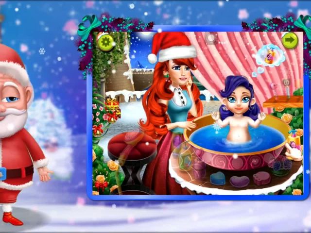 Christmas Baby Bath - iOS Android Gameplay Trailer By Gameiva