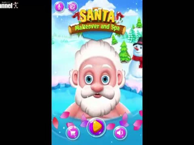 Santa Makeover And Spa Gameiva Educational Android İos Free Game GAMEPLAY VİDEO(2)