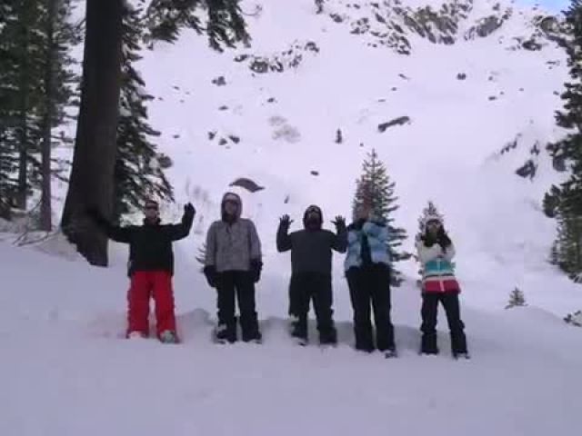 Mountain Top Snow Battle - Dude Perfect