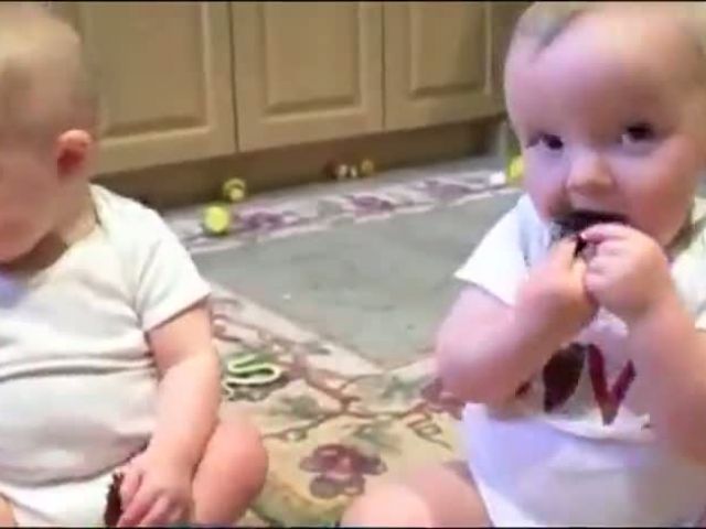 Babies Mock Dad's Sneeze
