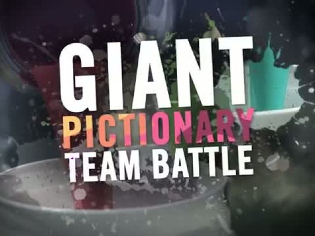 Giant Pictionary Team Battle - Dude Perfect
