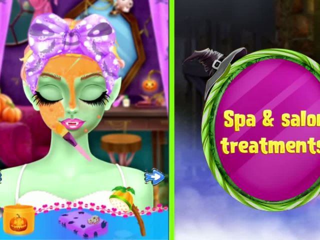 Princess Halloween Spa Salon - Princess & Halloween Salon Games By Gameiva