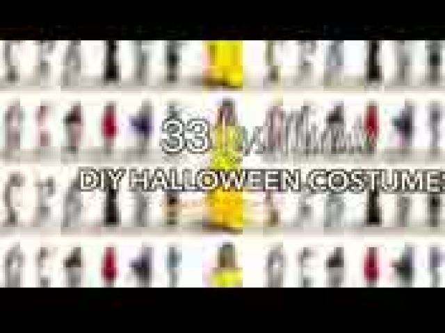 33 Last Minute DIY Halloween Costumes Ideas!