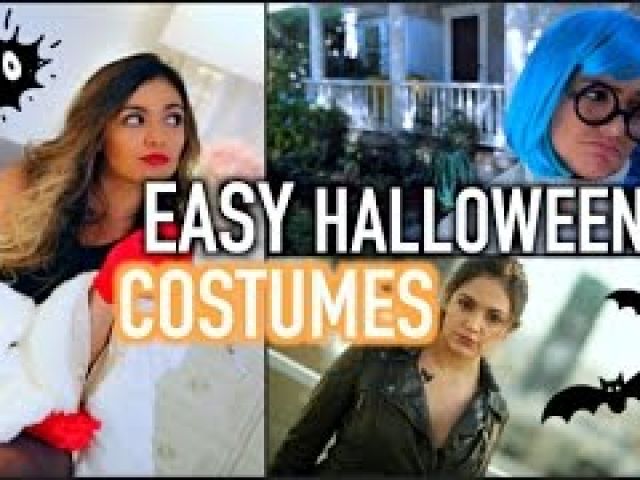 5 Adorable Quick Easy DIY Halloween Costumes!!