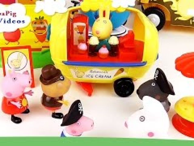 Peppa Pig and Friends! Rebecca's Holiday Ice Cream Van