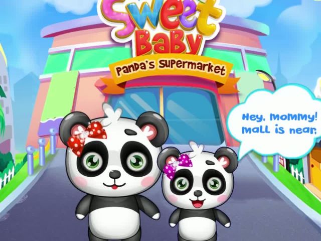 Sweet Baby Panda's Supermarket - Sweet Baby Panda Games By Gameiva