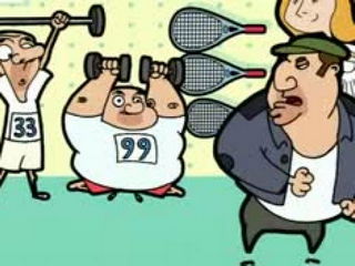 Mr Bean cartoon -A Running Battle- (2-2) Part 40-47