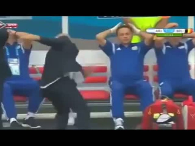 Argentina's manager Sabella after Higuain hit the bar