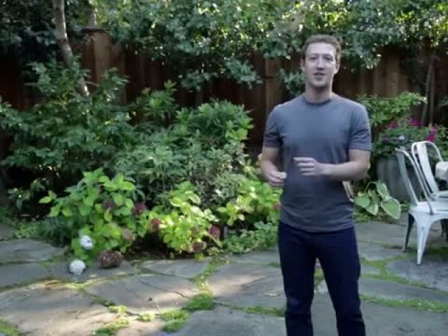 Mark Zuckerberg ALS Ice Bucket Challenge.