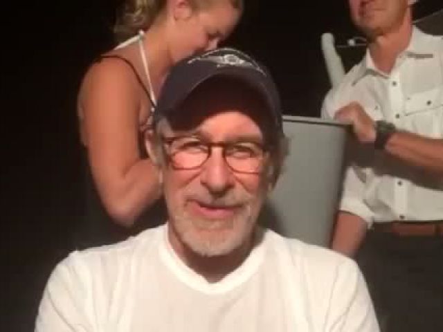 Steven Spielberg Accepts The ALS Ice Bucket Challenge From Oprah Winfrey
