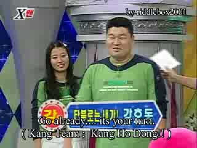 Funny Handicap Fight- Kang Ho Dong vs Epik High Tablo ( eng sub )