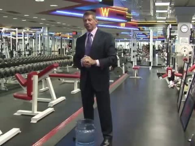 Vince McMahon takes part in the Ice Bucket Challenge