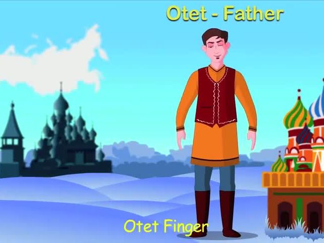 Russian Finger Family Nursery Rhyme - Animation Songs For Children