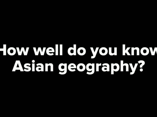 Do Americans Know Asian Geography ?