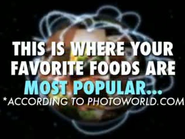 The Most Popular Foods Around The World