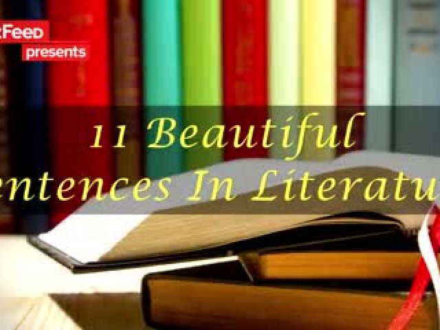 11 Beautiful Sentences In Literature