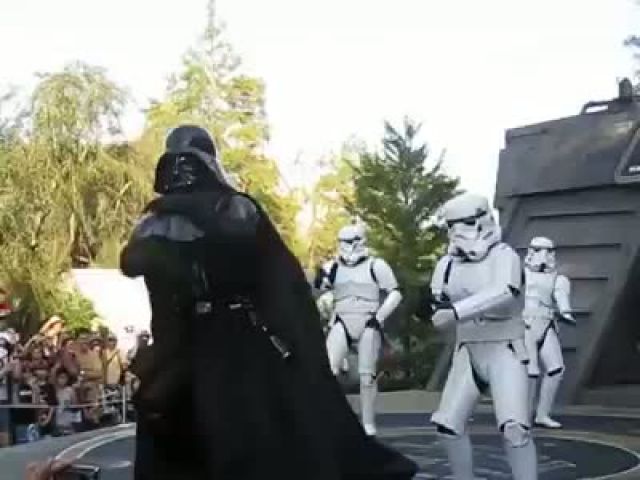 Darth Vader dance with the force