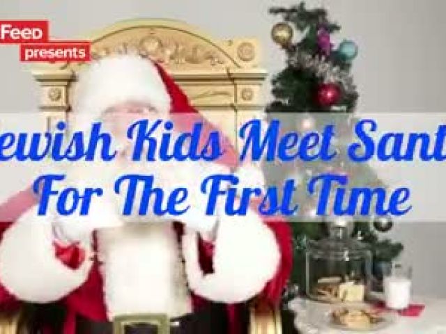 Jewish Kids Meet Santa For The First Time