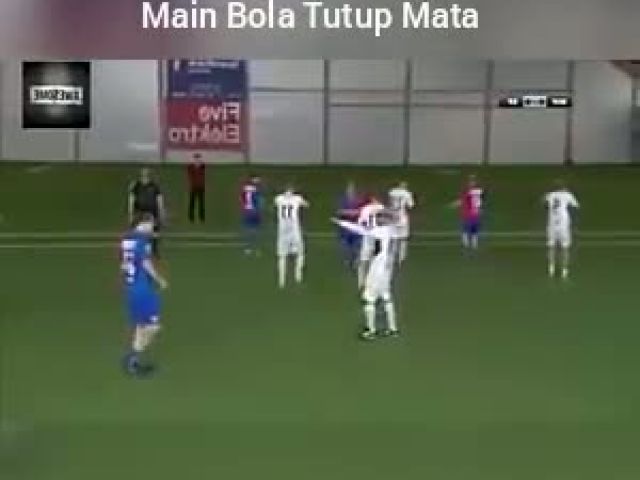 Must Watch !!! Play Football With Closed Eyes