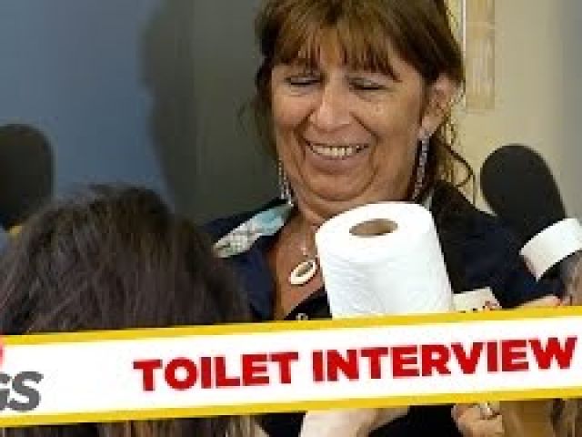 Post Bathroom Interview