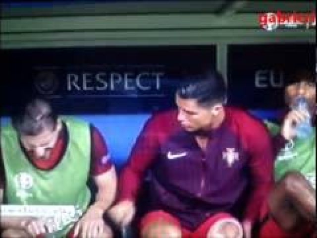 Cristiano Ronaldo funny - Portugal France 1 0 ( gol Eder ) Euro 2016