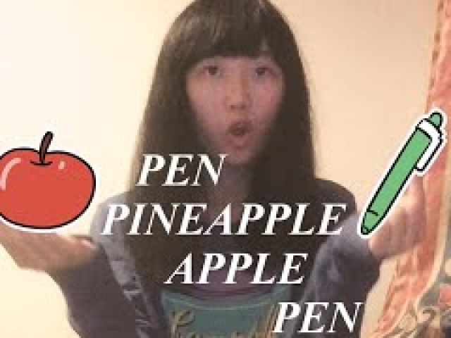 Cute Pen Pineapple Apple Pen