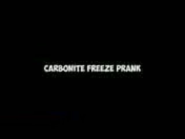 Star Wars Carbonite Freeze Prank