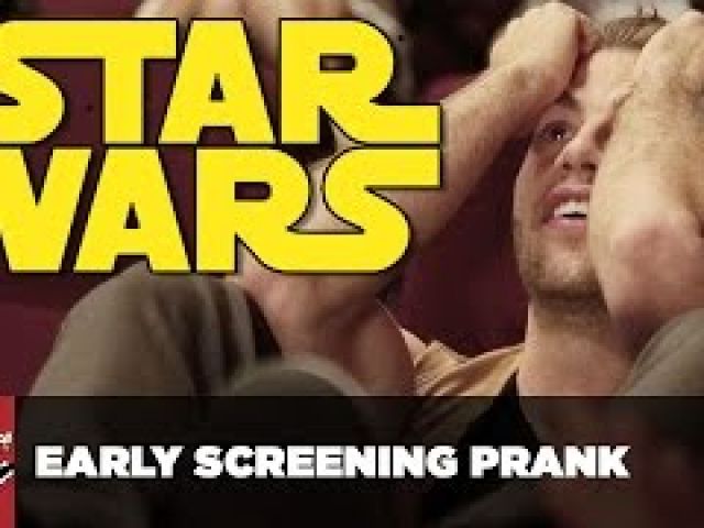 Star Wars Early Screening Prank