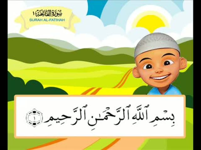 Surah Al-Fatihah Untuk Kanak-kanak Versi Upin dan Ipin