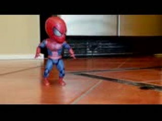 Baby Spiderman Stop Motion Video with Stormtrooper & Venom